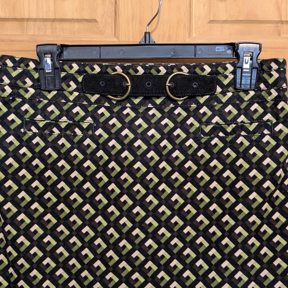 NWT Ann Taylor Loft Women's Sz 2 Skirt Corduroy Green Winter Fall Retro Preppy - Picture 3 of 12
